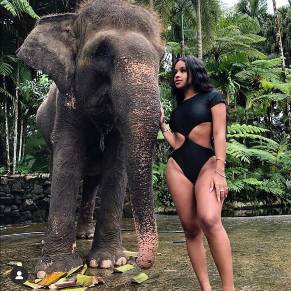 One piece bathing suit